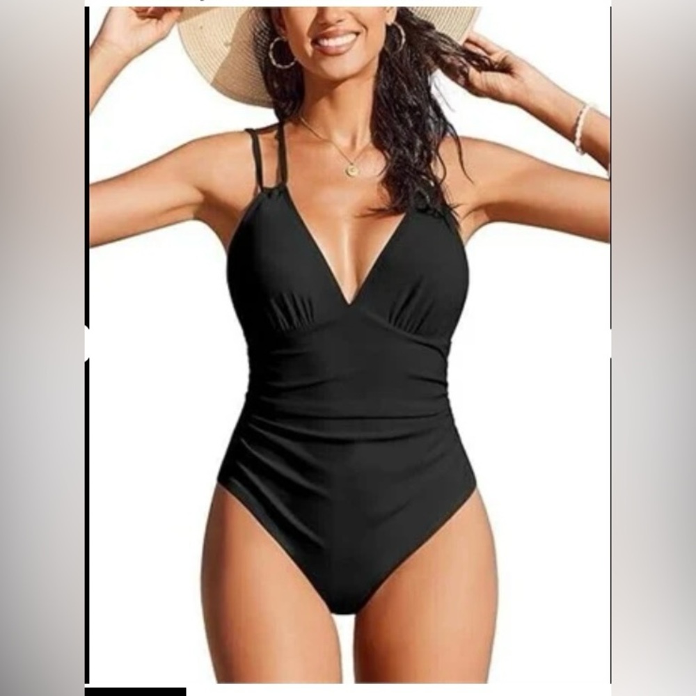 Black One-Piece Swimsuit